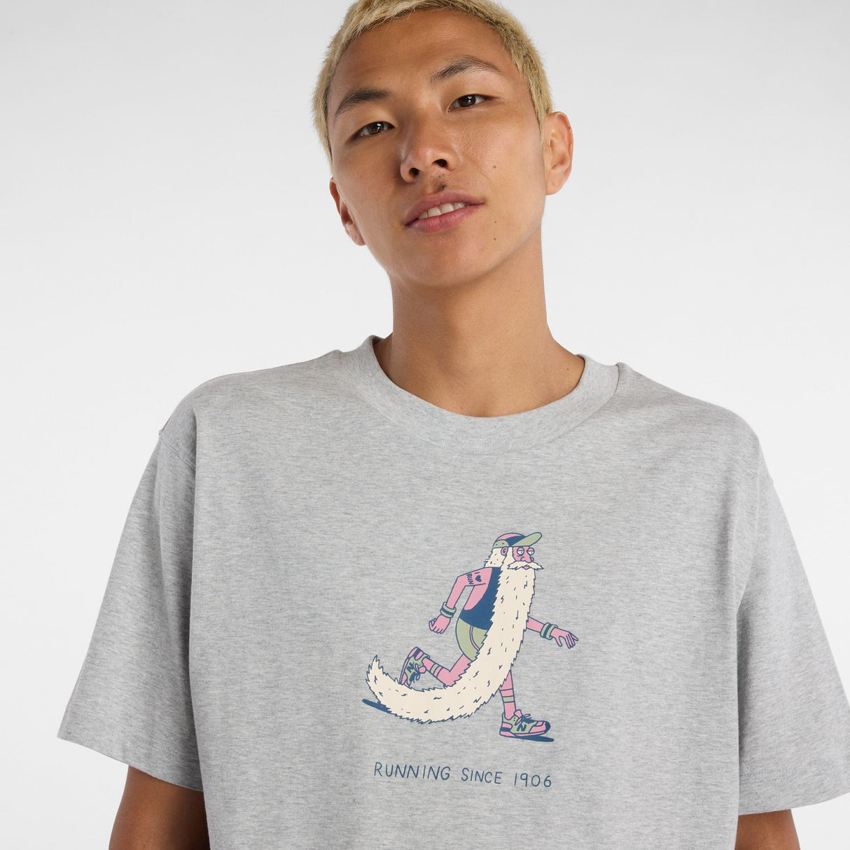 New Balance Men's Bearded Runner T-Shirt-4