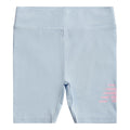 New Balance Girls' Stacked Logo Cycle Shorts-1
