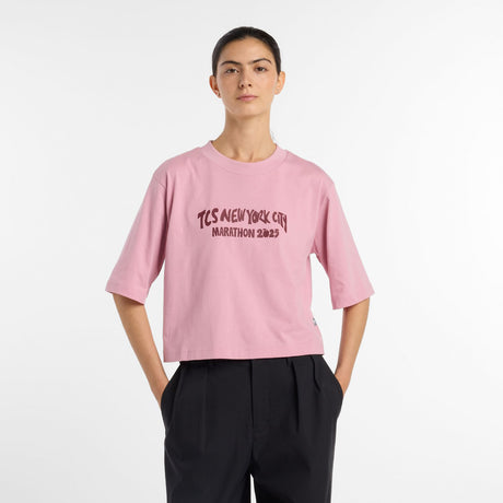 New Balance Women's NYC Marathon Relaxed T-Shirt-2