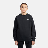New Balance Boys' French Terry Small Logo Crew-5