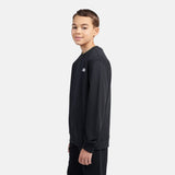 New Balance Boys' French Terry Small Logo Crew-6