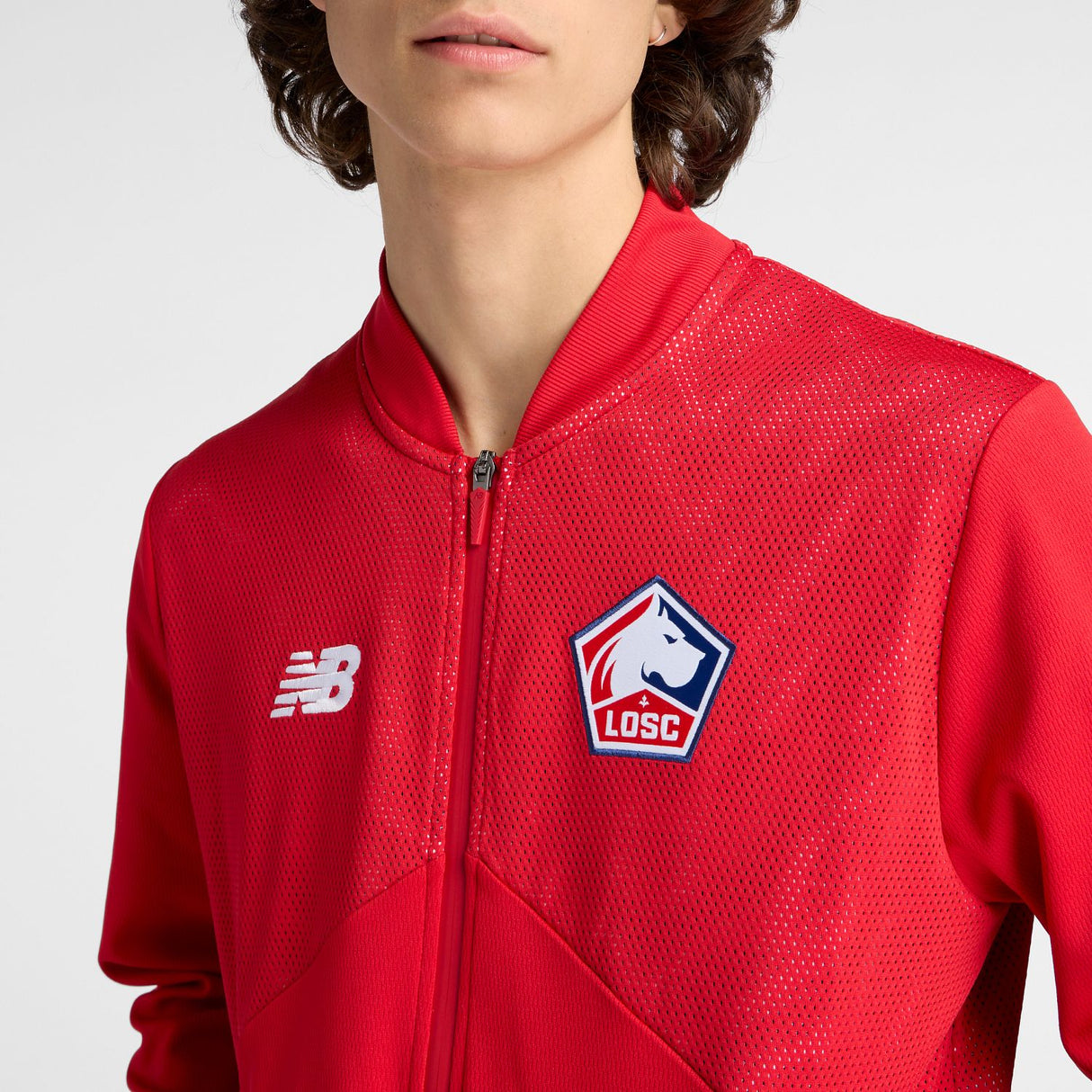 New Balance Men's Lille LOSC Match Jacket-4