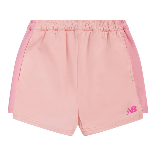 New Balance Girls' Linear Team Shorts-1