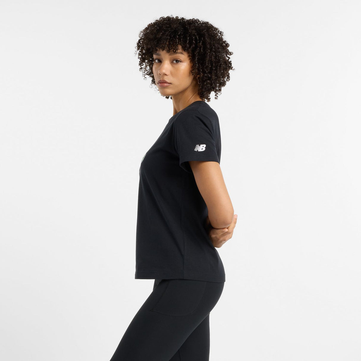 New Balance Women's Sport Essentials Jersey Logo T-Shirt-2