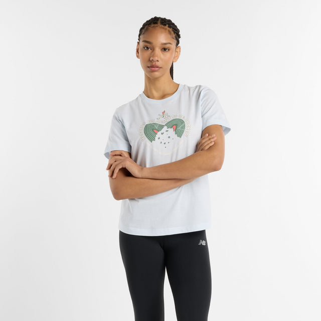 New Balance Women's Sport Essentials Jersey Logo T-Shirt-1