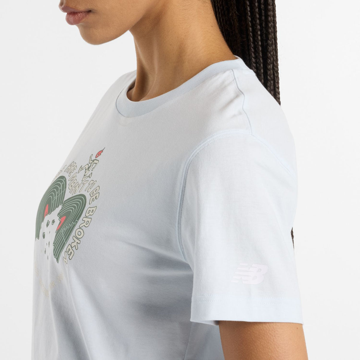 New Balance Women's Sport Essentials Jersey Logo T-Shirt-5