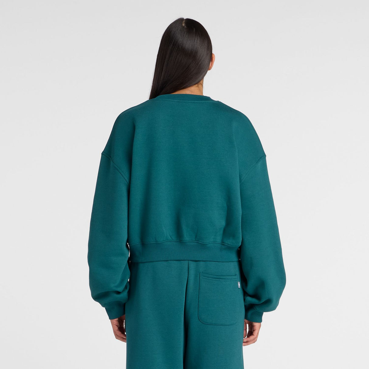 New Balance Women's Trackside Fleece Crew-4