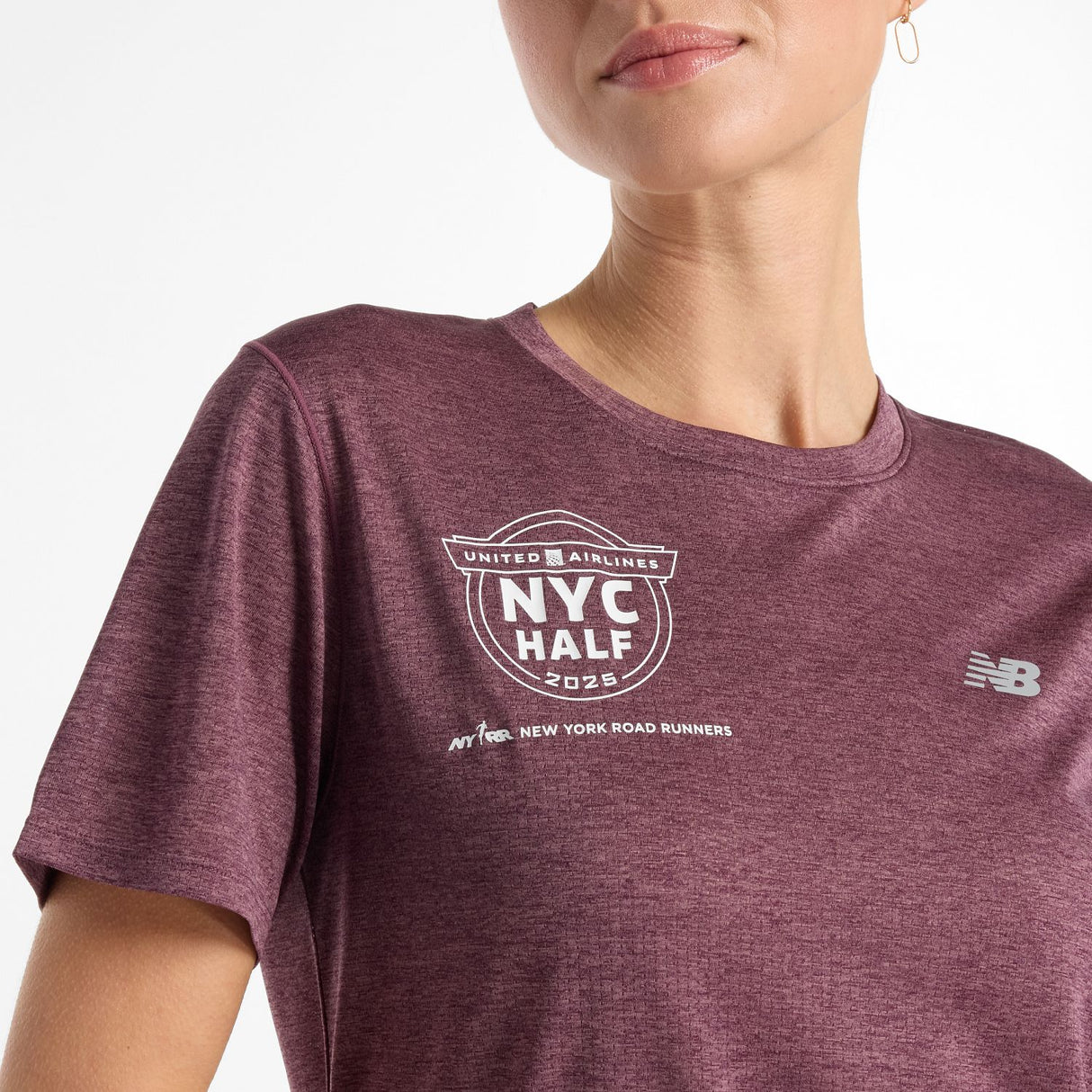 New Balance Women's United Airlines NYC Half Athletics T-Shirt-6