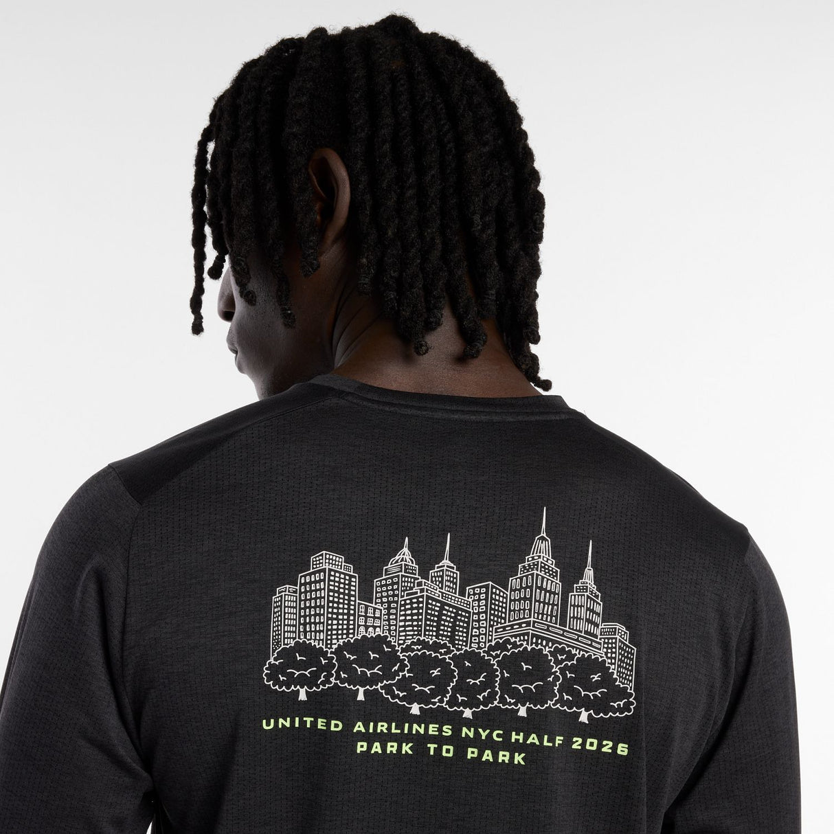 New Balance Men's United Airlines NYC Half Graphic RC Essential Long-5