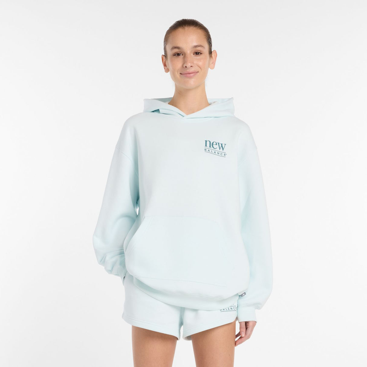 New Balance Women's Reimagined Fleece Long Length Hoodie-2