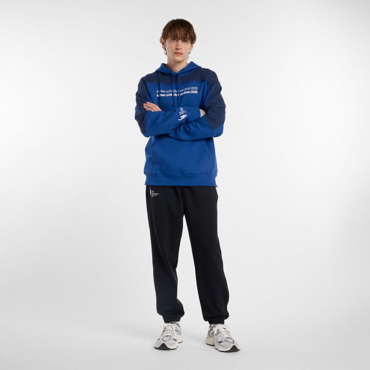 New Balance Men's NYC Marathon Reimagined Fleece Hoodie-1