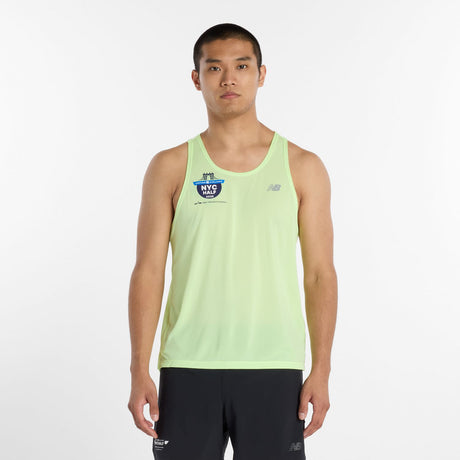 New Balance Men's United Airlines NYC Half RC Essential Singlet-2