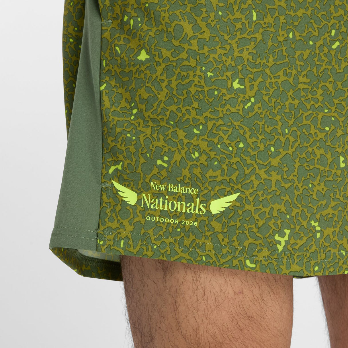 New Balance Men's Nationals Outdoor Printed Sport Essentials Shorts 5-7