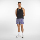 New Balance Men's United Airlines NYC Half Printed RC Essential Run Shorts 5-1