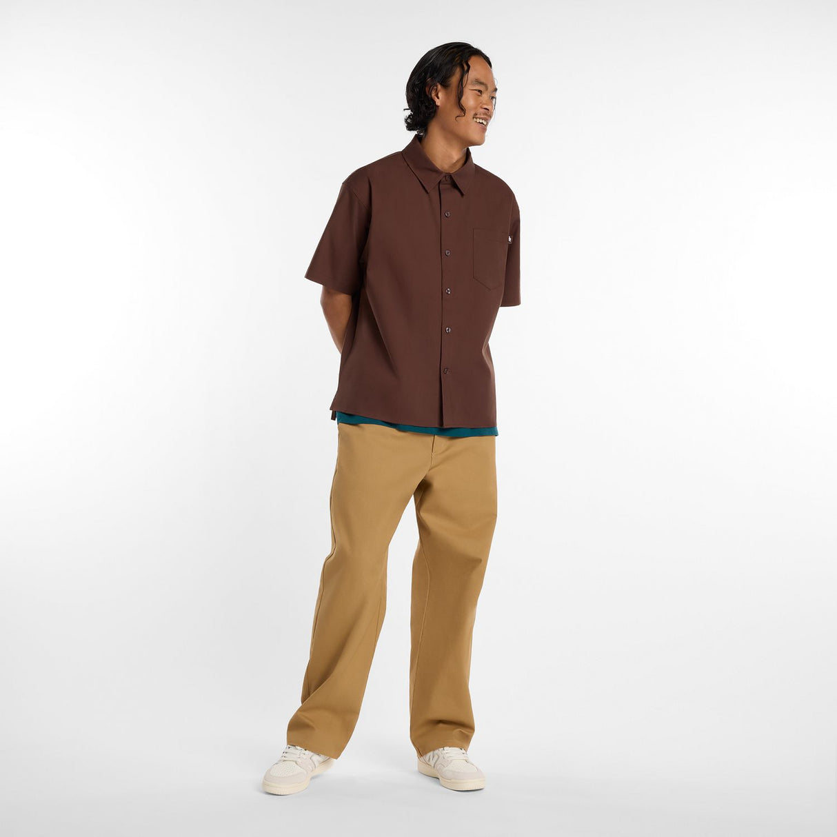New Balance Men's Numeric Button Up Shirt-1