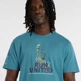 New Balance Men's United Airlines NYC Half Graphic T-Shirt - Liberty-4