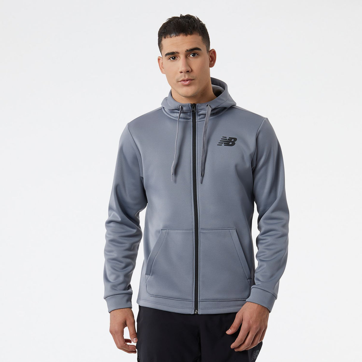 New Balance Men's Tenacity Performance Fleece Full Zip Hoodie-1