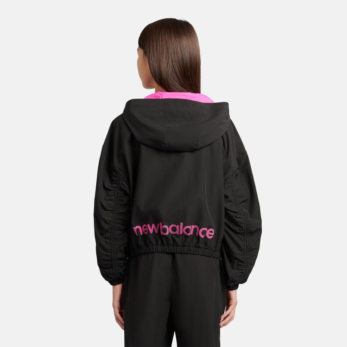 New Balance Girls' Contrast Piping Track Jacket-5