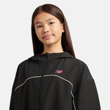 New Balance Girls' Contrast Piping Track Jacket-6
