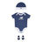 New Balance Youth Stacked Logo Infant & Toddler Set-1