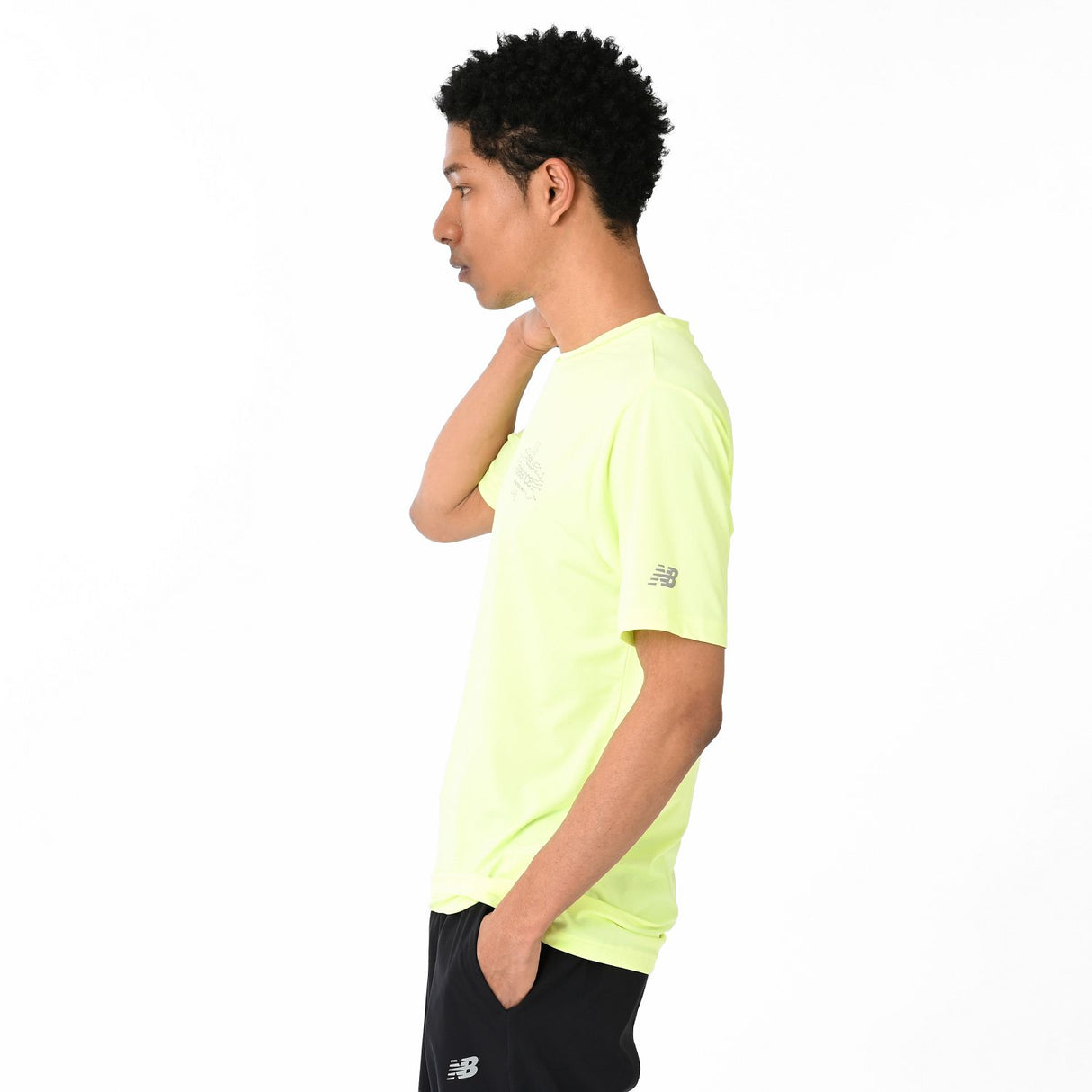 New Balance Men's Reflective Poly T-Shirt-5