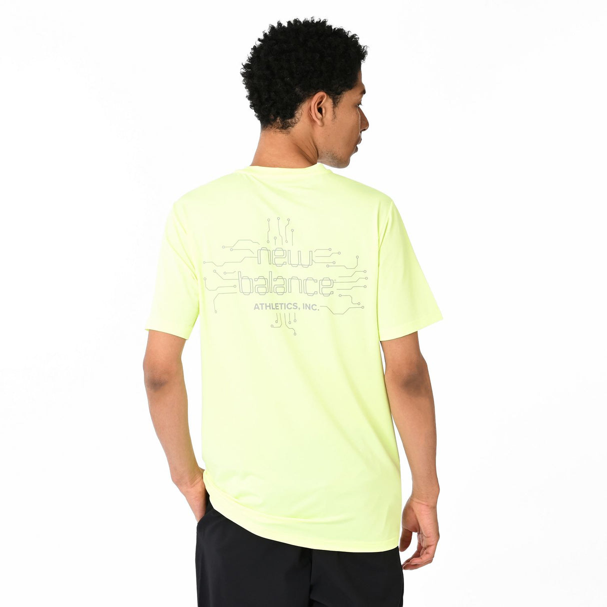 New Balance Men's Reflective Poly T-Shirt-6