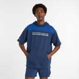 New Balance Men's NYC Marathon Reimagined Fleece Graphic Short Sleeve Hoodie-2