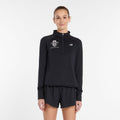 New Balance Women's United Airlines NYC Half RC Essential Heat Grid 1/2 Zip-1