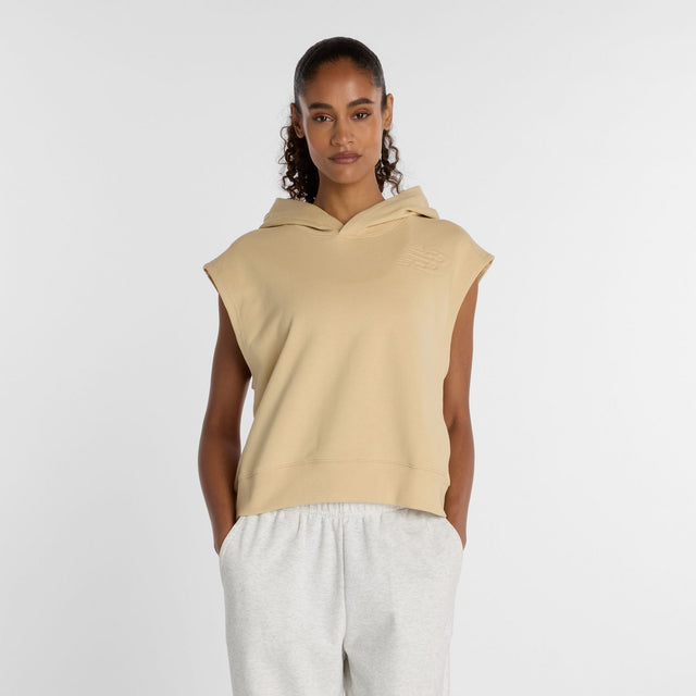 New Balance Women's Embossed Sleeveless Hoodie-1