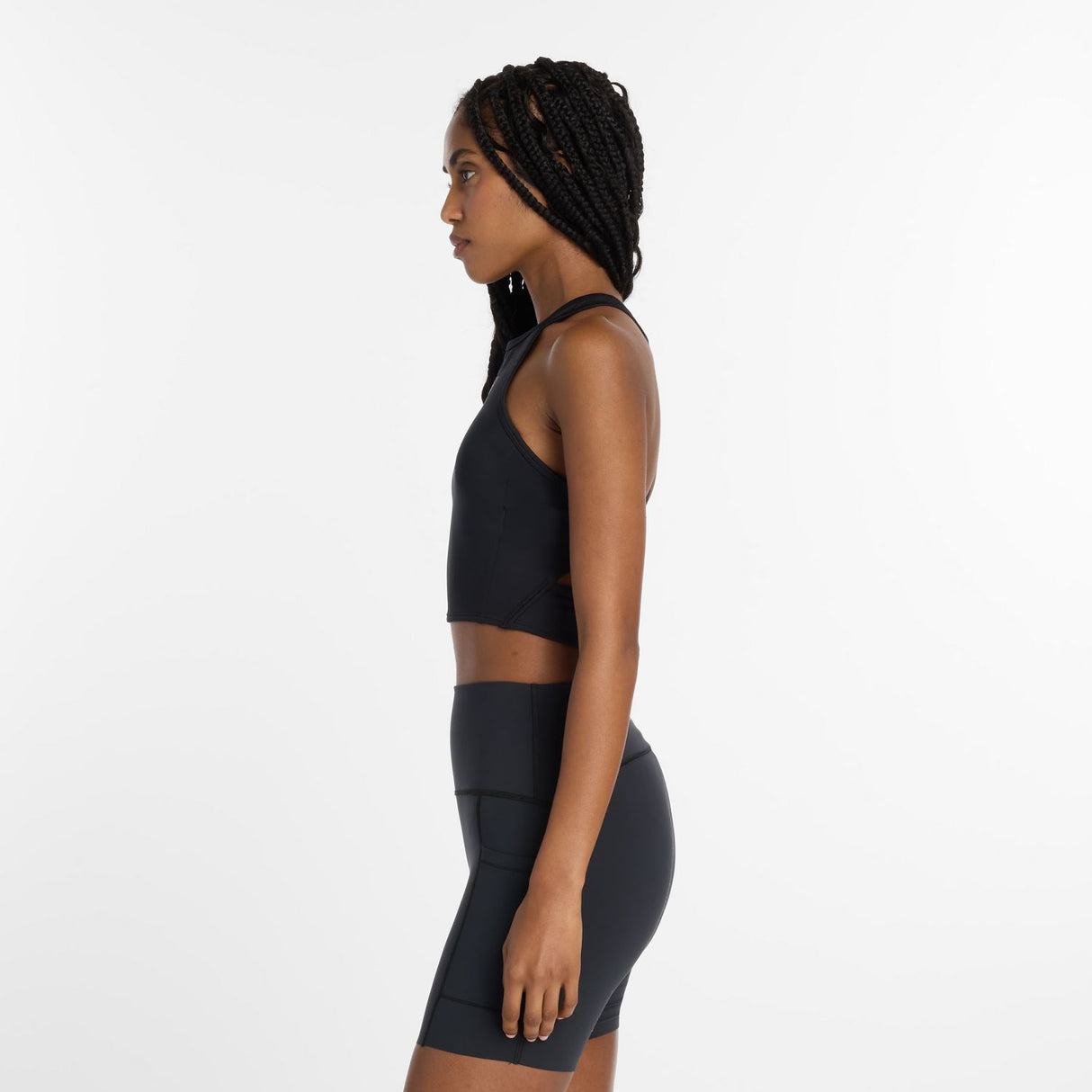 New Balance Women's Nationals Indoor Fast Days Fitted Crop Tank-3