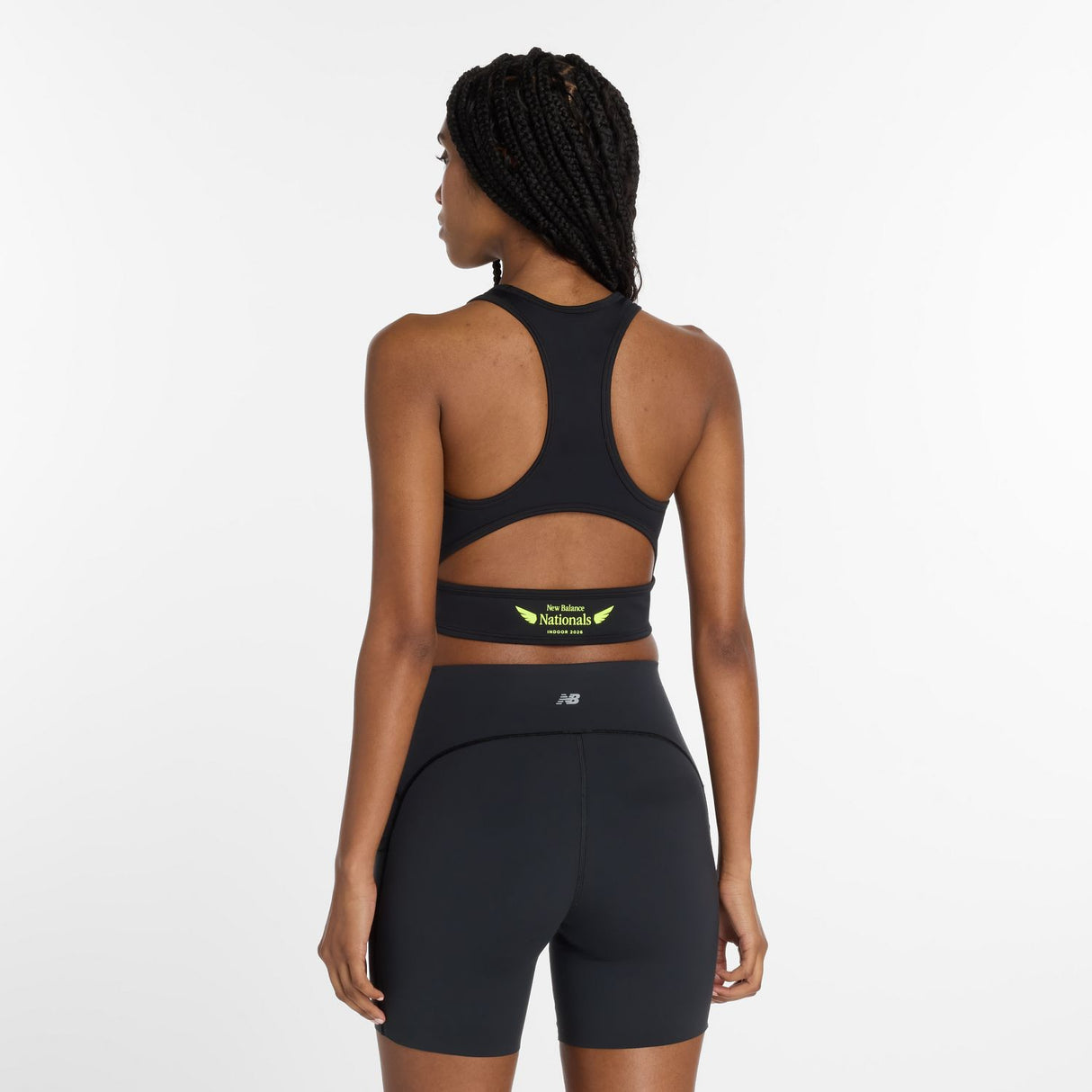 New Balance Women's Nationals Indoor Fast Days Fitted Crop Tank-4