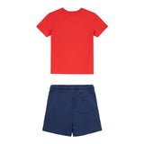 New Balance Boys' Colourblock Jersey Tee & Shorts Set-2