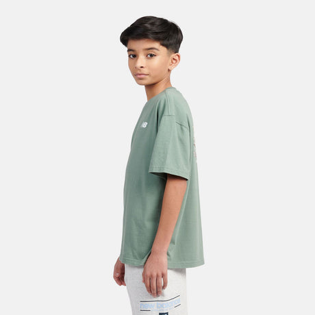 New Balance Boys' Back Graphic Queue T-Shirt-2