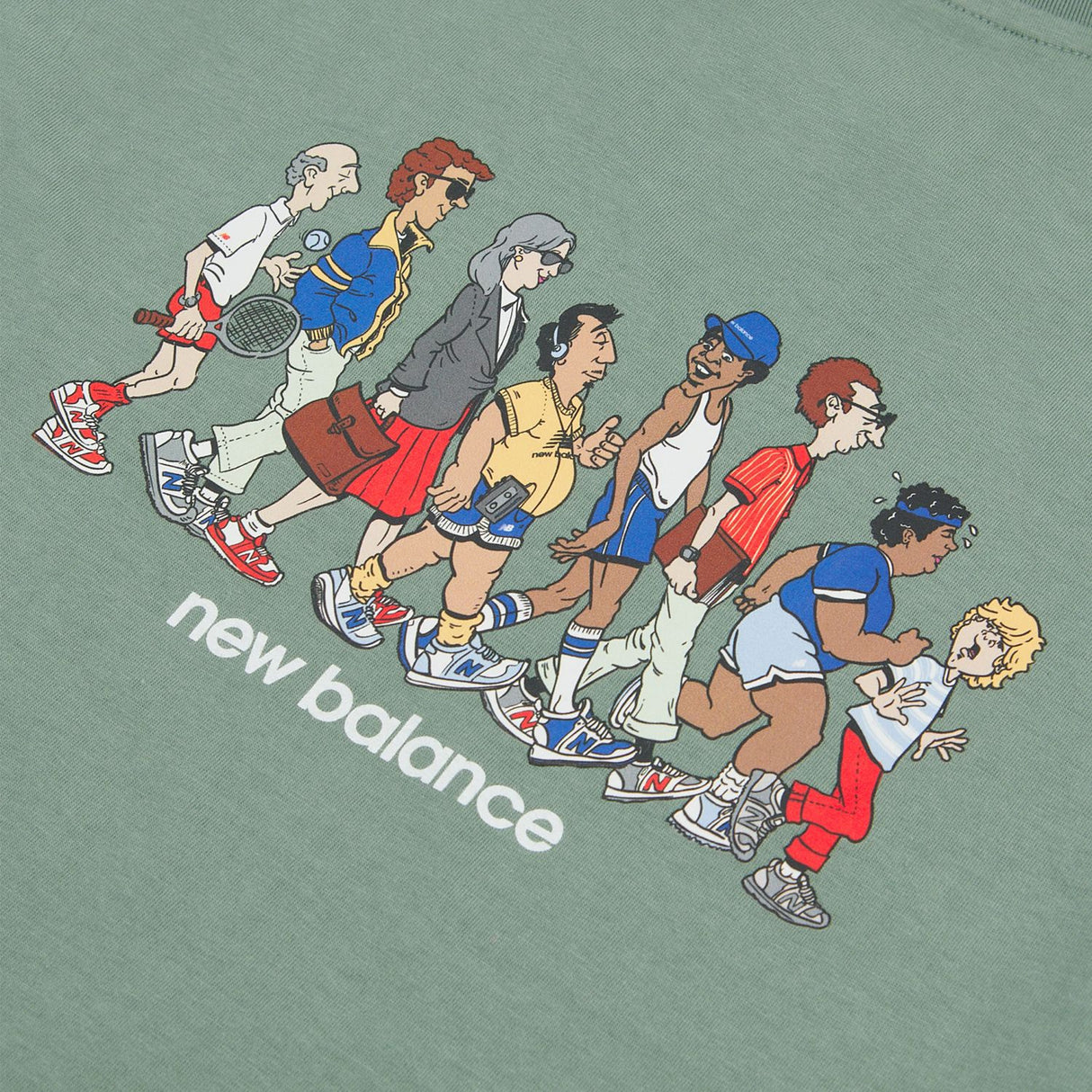 New Balance Boys' Back Graphic Queue T-Shirt-11