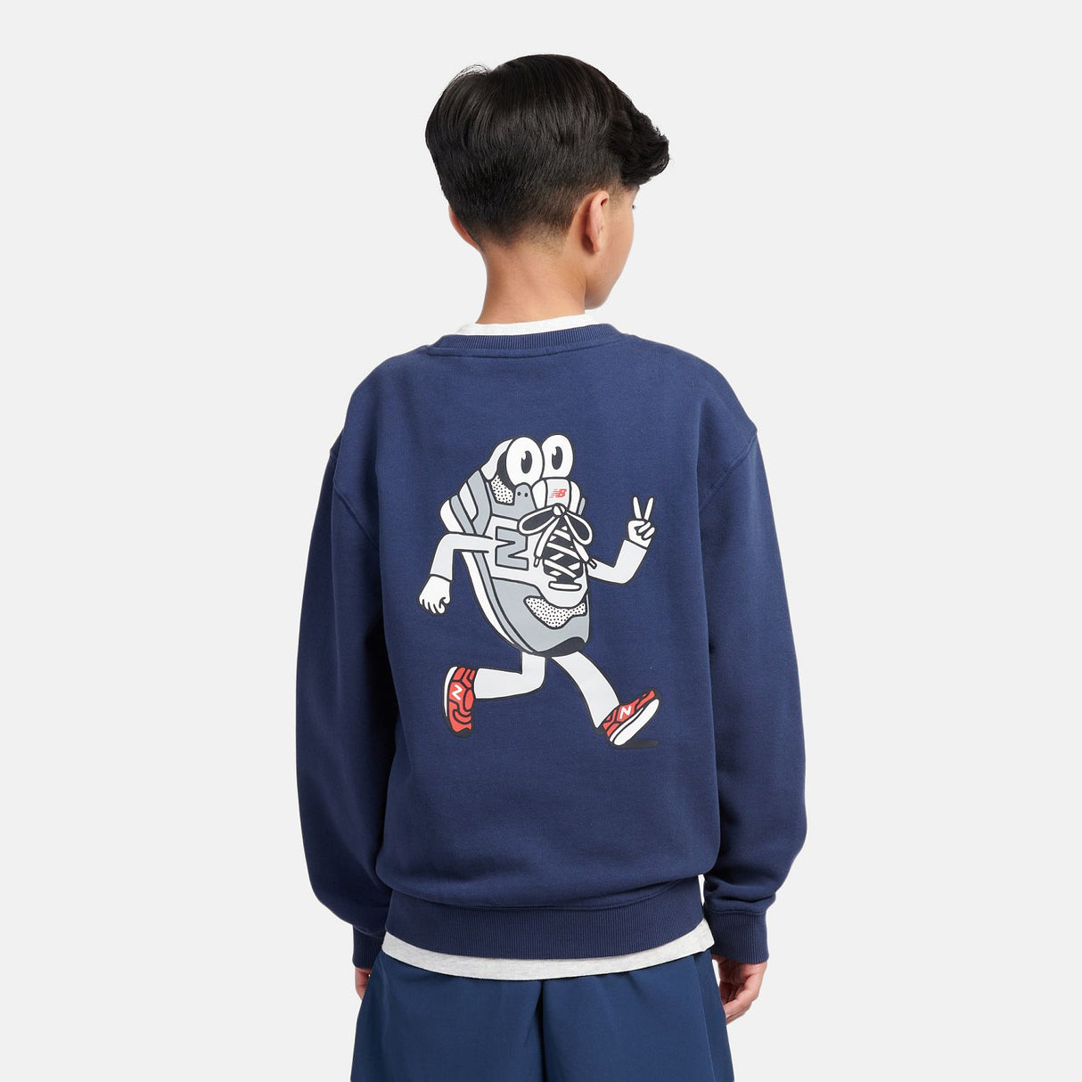New Balance Boys' Sneaker Guy Crew-3