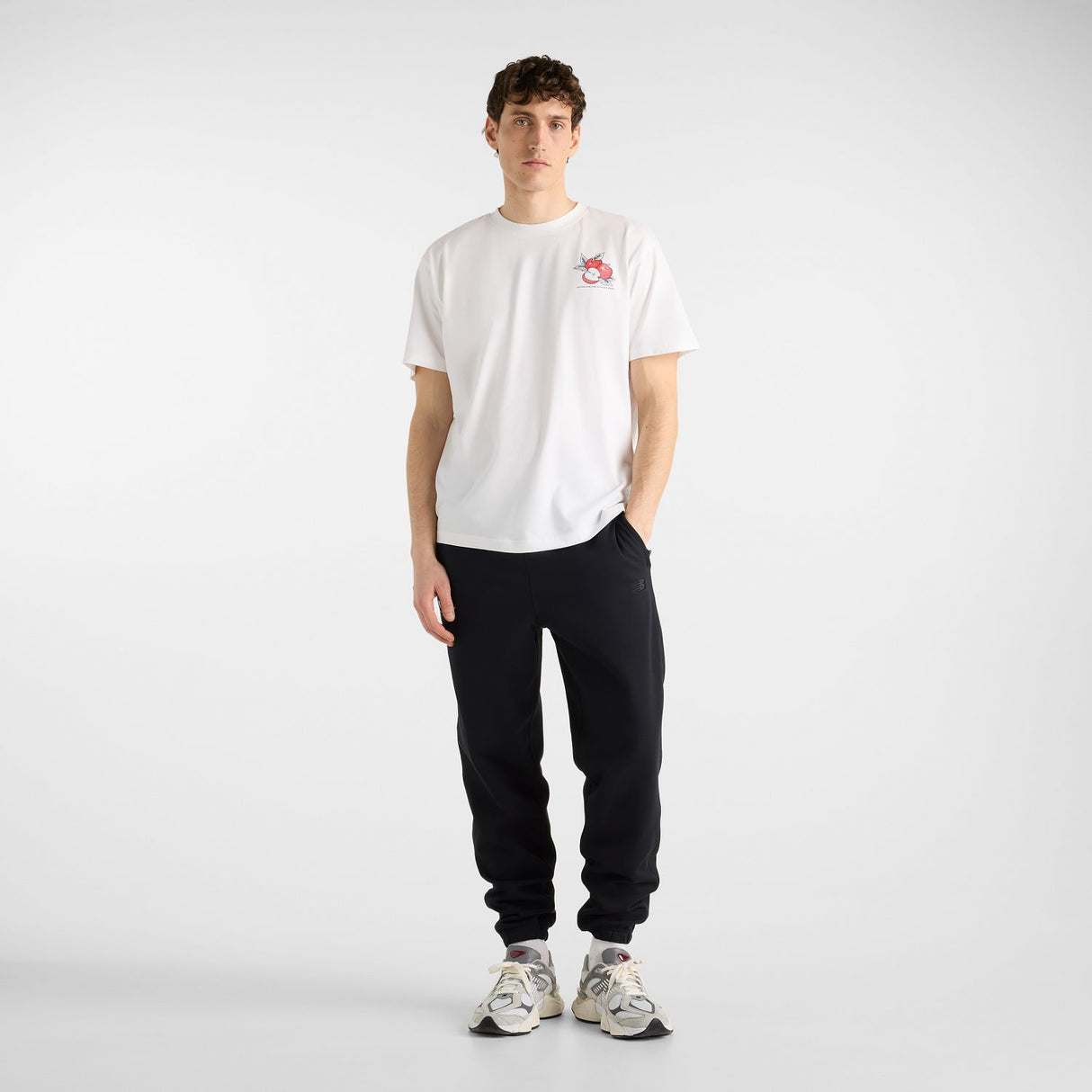 New Balance Men's United Airlines NYC Half Athletics French Terry Joggers-6