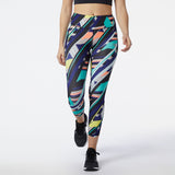 New Balance Women's Printed Impact Run Crop-1