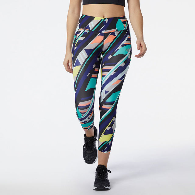 New Balance Women's Printed Impact Run Crop-1