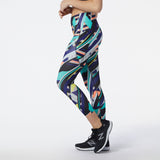 New Balance Women's Printed Impact Run Crop-2