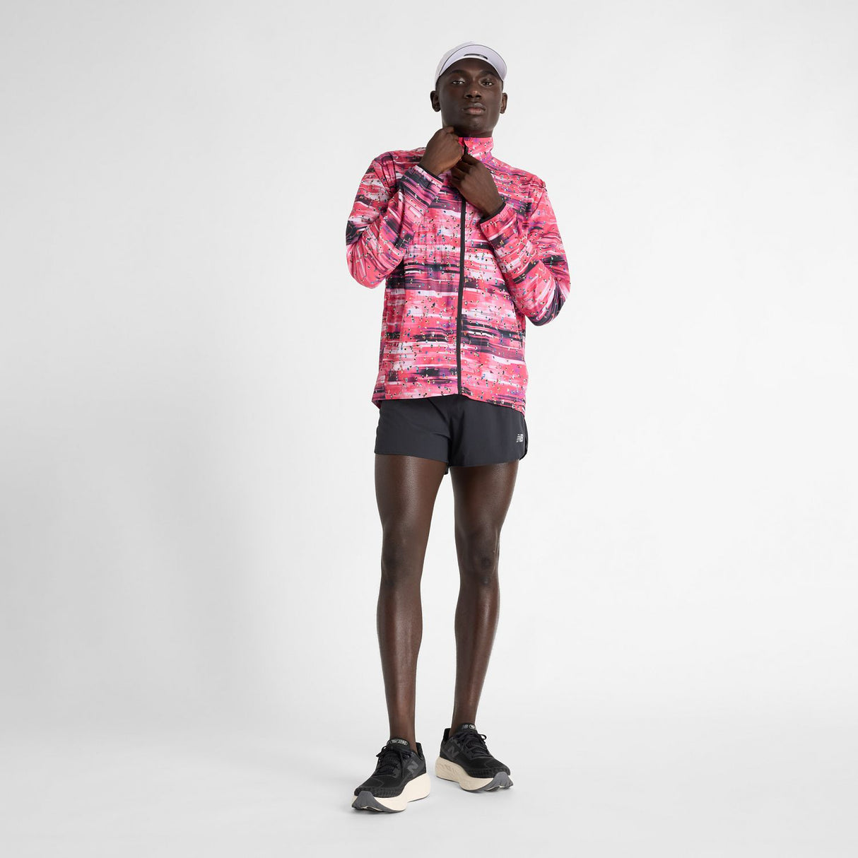 New Balance Men's NYC Marathon Printed Athletics Packable Jacket-1