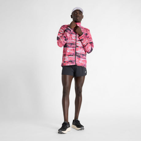 New Balance Men's NYC Marathon Printed Athletics Packable Jacket-1