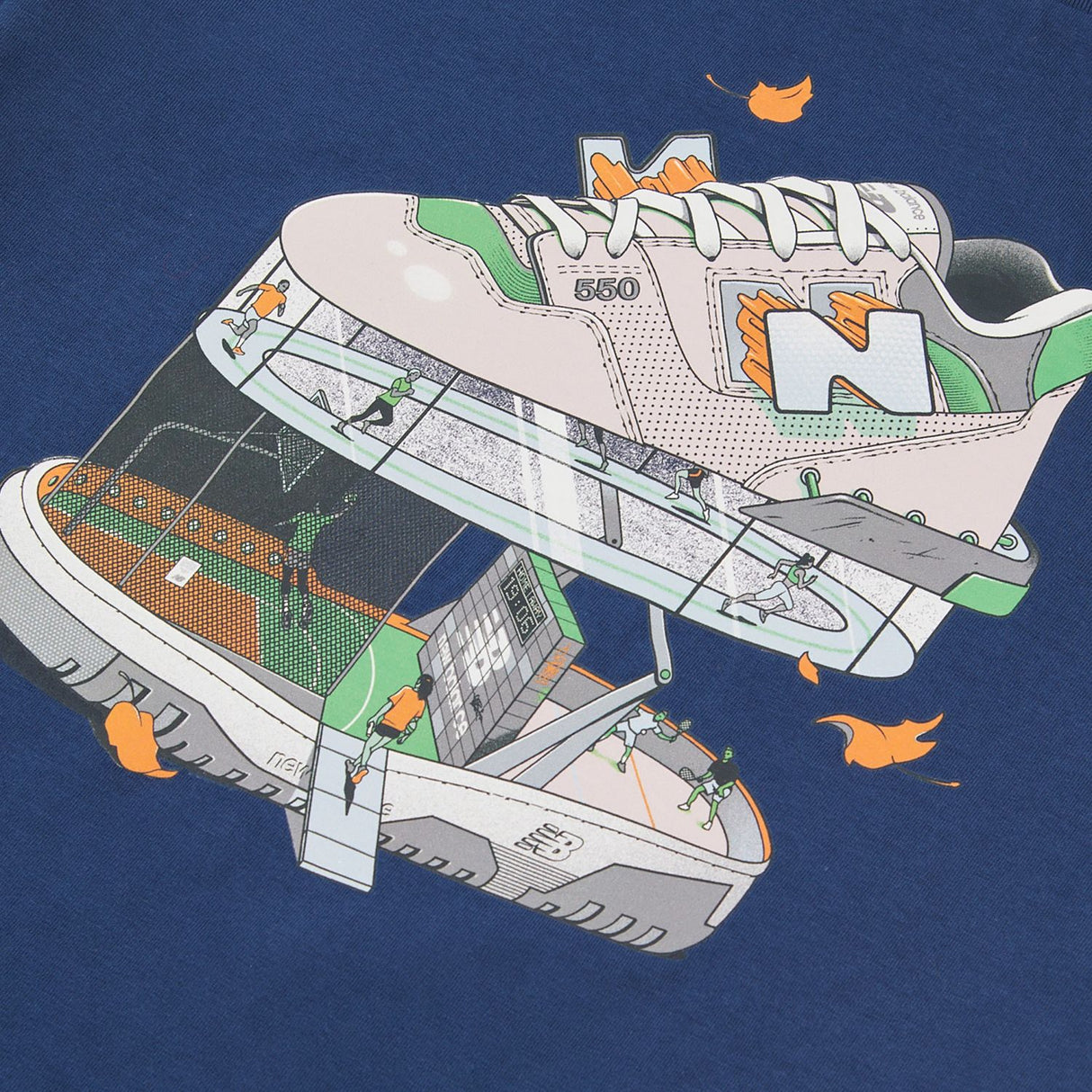 New Balance Boys' Fitness Centre Illustrated Graphic T-Shirt-3