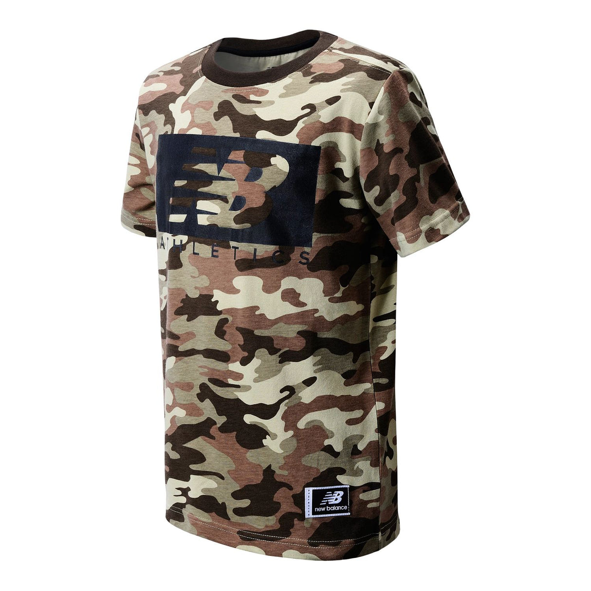 New Balance Boys' Cotton Jersey Logo Tee-1