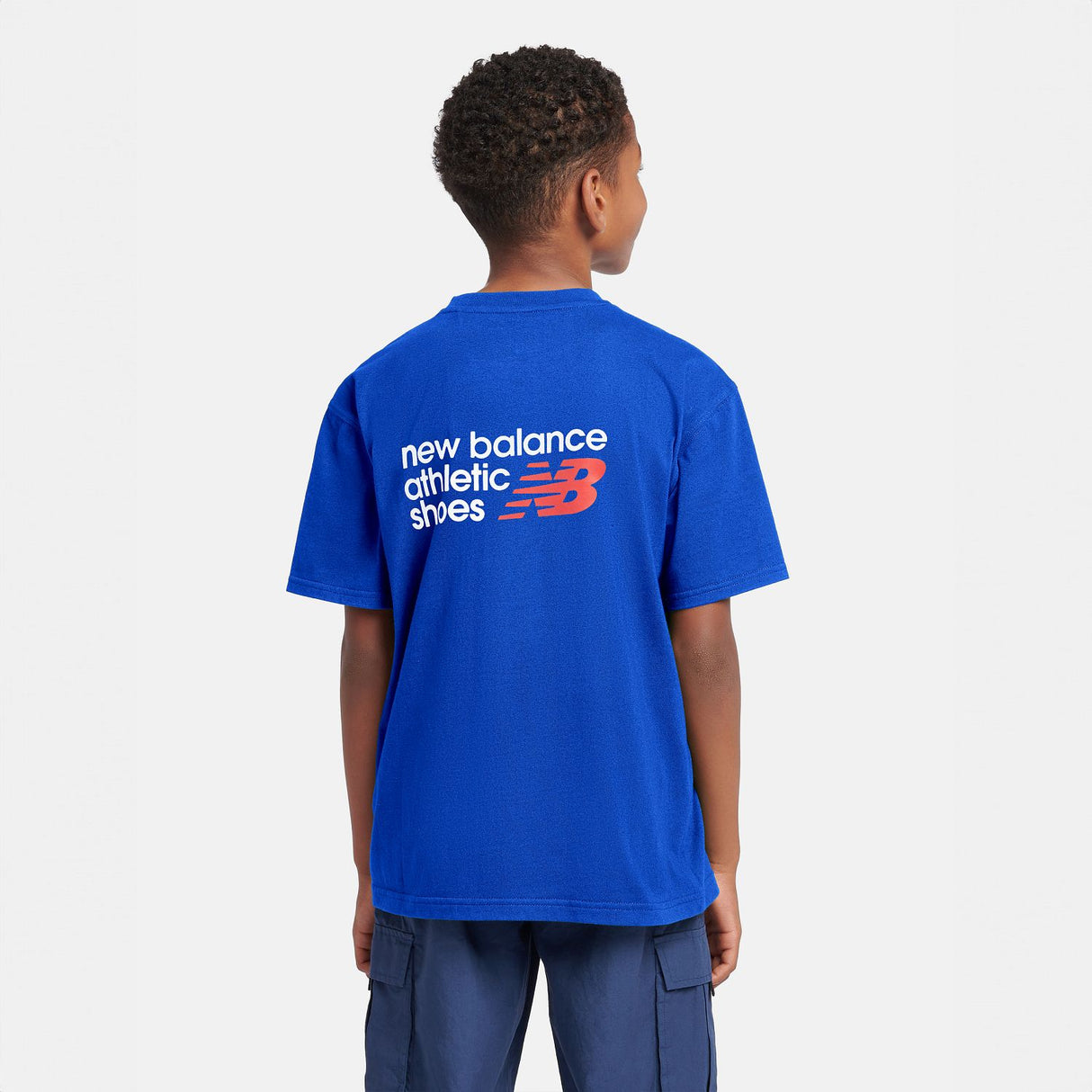 New Balance Boys' Athletic Shoes Back Graphic T-Shirt-3