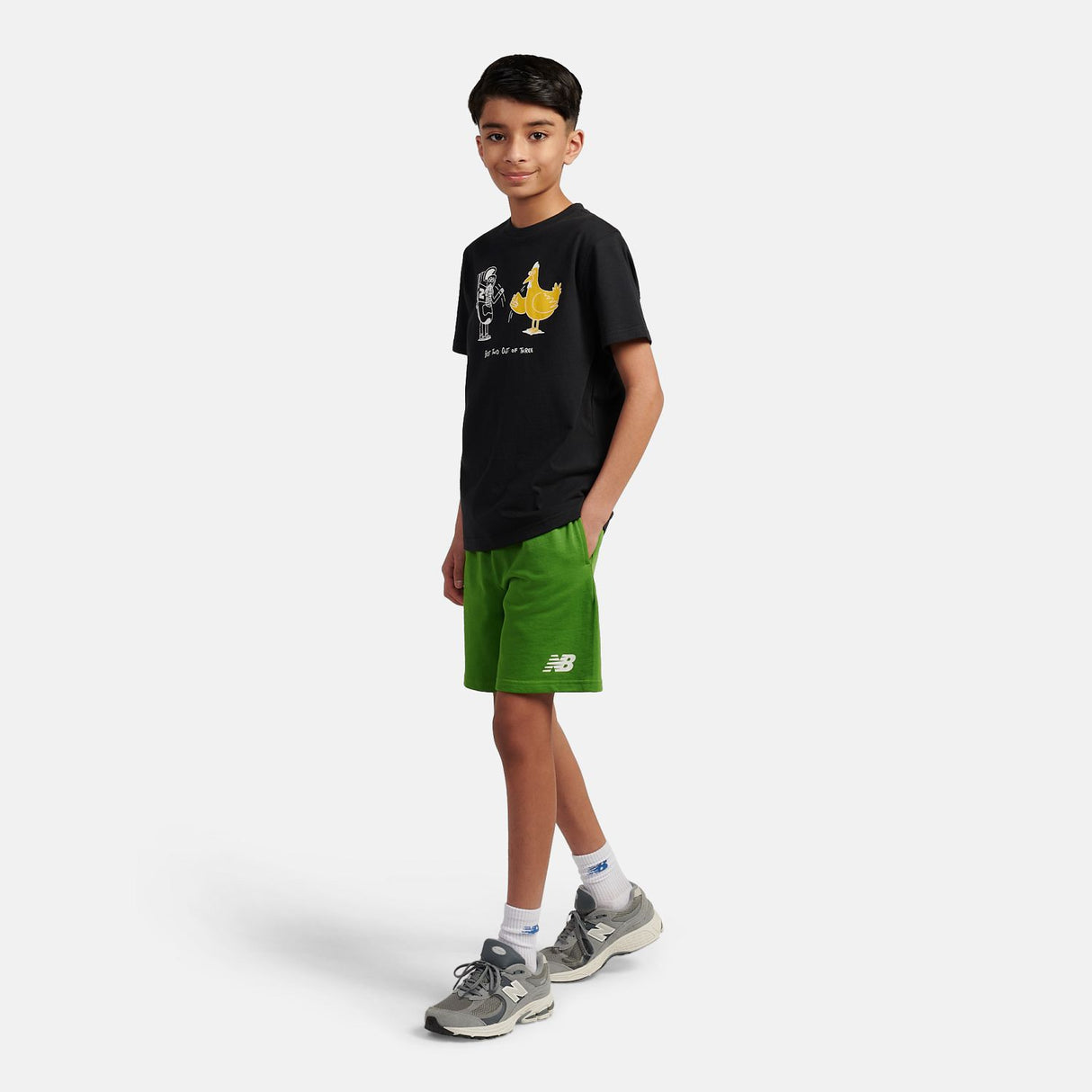 New Balance Boys' Chicken or Newbie Graphic T-Shirt-4