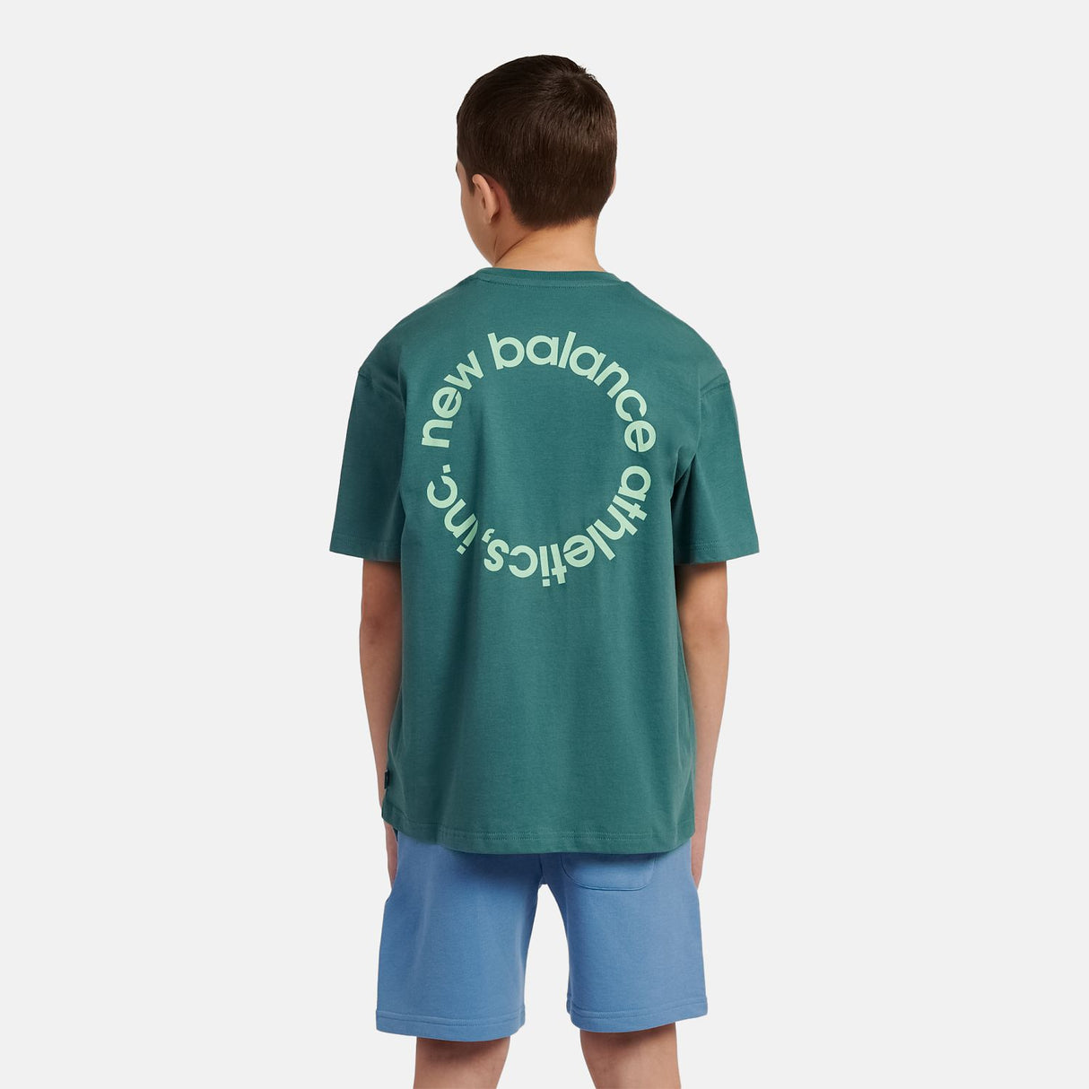 New Balance Boys' Circular Logo Graphic T-Shirt-8