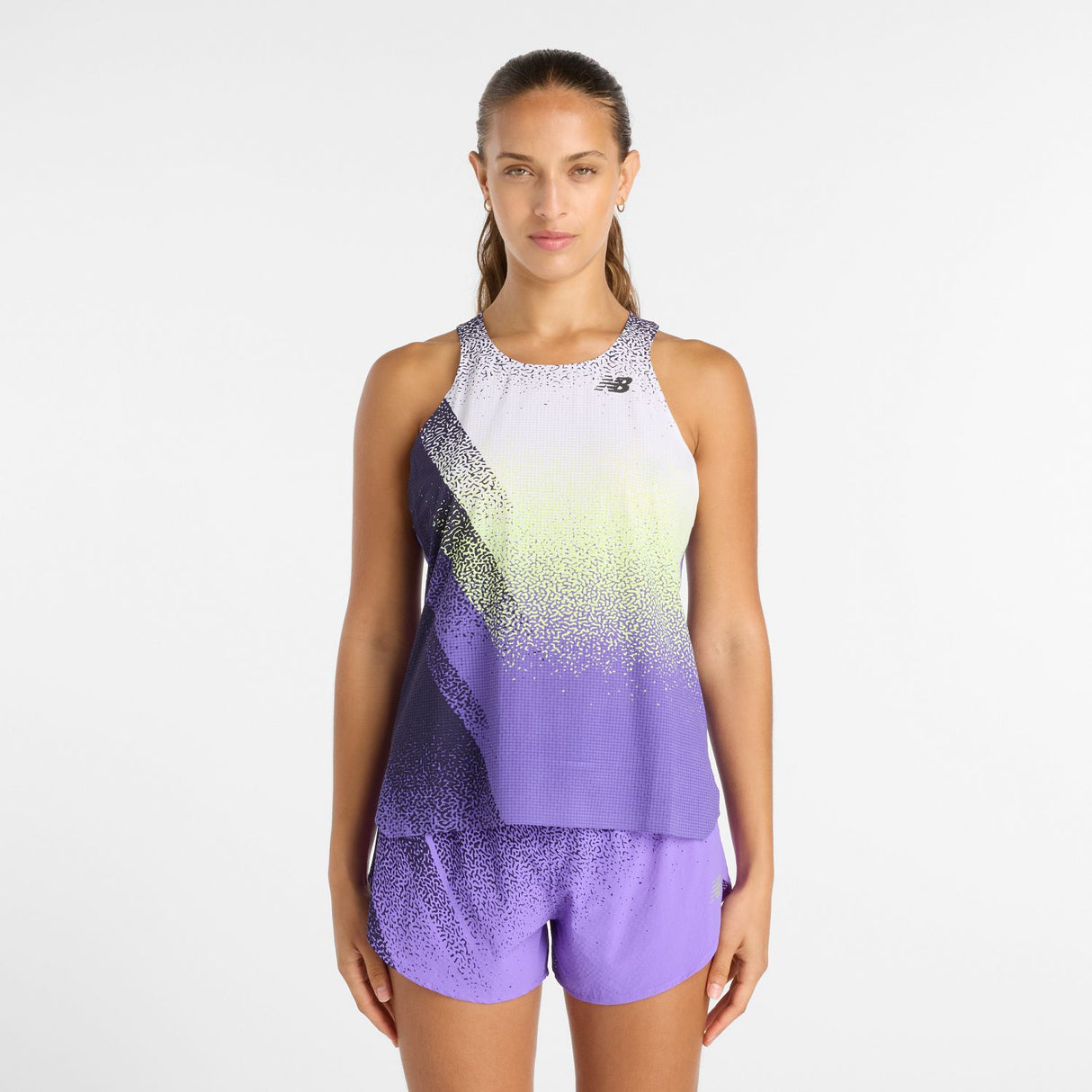 New Balance Women's Race Day Ultra Light Printed Singlet-2