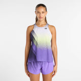 New Balance Women's Race Day Ultra Light Printed Singlet-2