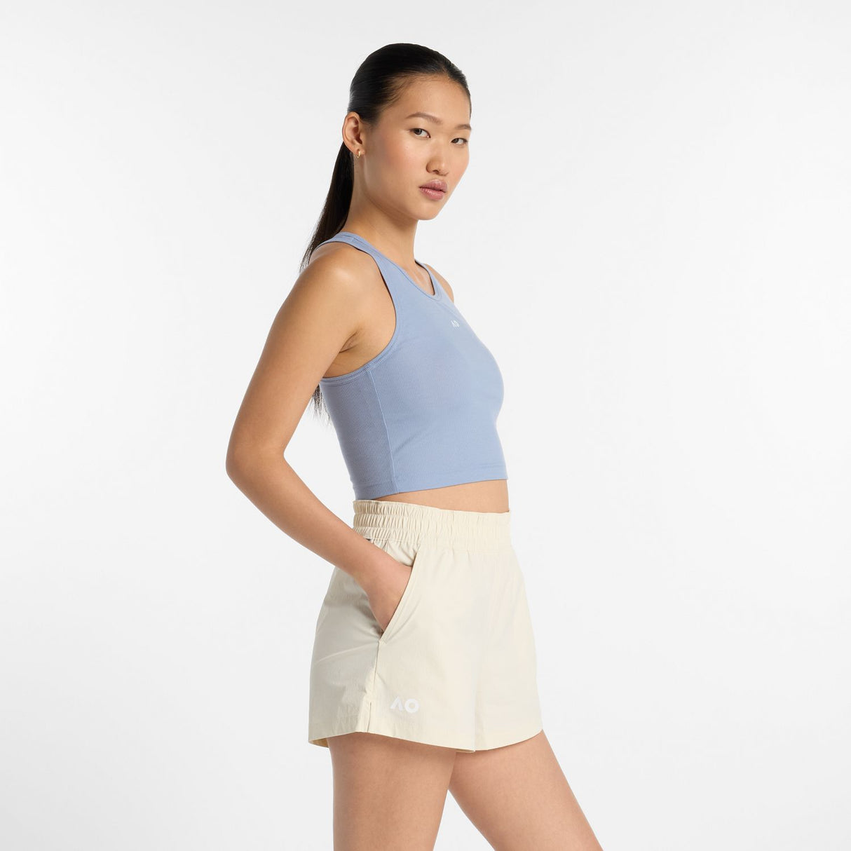 New Balance Women's Australian Open Micro-Rib Tank-4