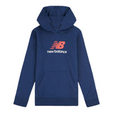New Balance Boys' French Terry Stacked Logo Hoodie-1